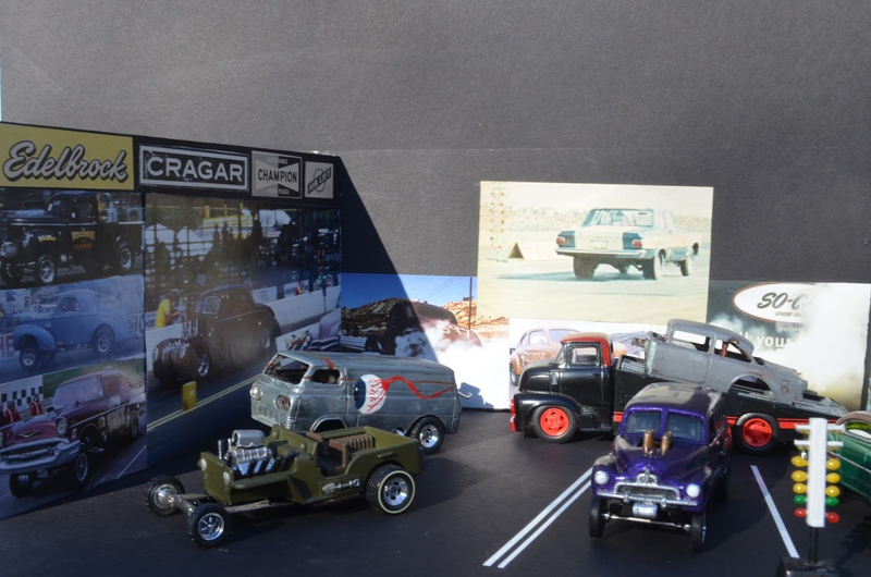 Illustration for article titled 1/64 SEMA booth finished.